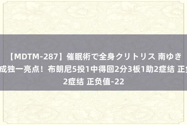 【MDTM-287】催眠術で全身クリトリス 南ゆき 一防四成独一亮点！布朗尼5投1中得回2分3板1助2症结 正负值-22